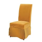 Butternut Gold Velvet Skirted Slip Over - pack 1 (Fits 741-440 Chair)