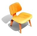 Eames Molded Plywood Lounge Chair by Herman Miller - Wood Legs