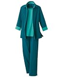3-Piece Peachskin Pant Set