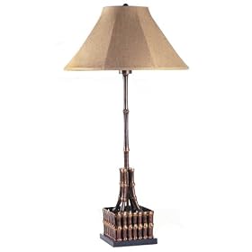 Bamboo Stick Table Lamp by Frederick Cooper