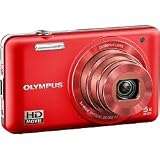 Olympus VG-160 14MP Digital Camera with 5x Optical Zoom (Red)