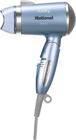National マイナスイオン ターボドライ ミニ イオニティ 青  EH5212-A