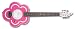 Debutante Daisy Short Scale Guitar, Pepper Mint