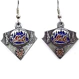 New York Mets Dangle Earrings - MLB Baseball Fan Shop Sports Team Merchandise