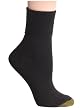 Gold Toe Women's Anklets Turn Cuff Sock, 3-Pack