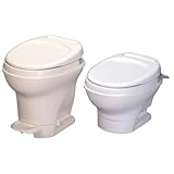Aqua-Magic V Toilet High Profile Foot Flush - White