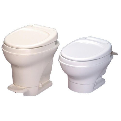 Aqua-Magic V Toilet High Profile Foot Flush - White