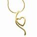14K Yellow Gold Designer Style Heart Gold Fashion Pendant (Chain is not included)