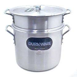 Aluminum Double Broiler, 16 Quart (12-0212) Category: Aluminum Stock Pots by Carlisle
