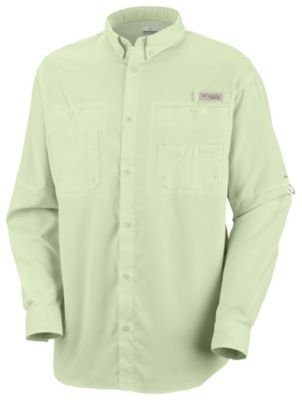 Columbia Sportswear Men's Tamiami II Long Sleeve Shirt (Medium, Light Lime)
