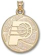 Indiana Pacers Basketball 3/4" Charm/Pendant -14K/10K, Stainless Steel or Gold Plated