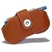 Covertec SmartPhone Horizontal Case - Nappa Leather - Gold (brown) for Handspring Treo 600
