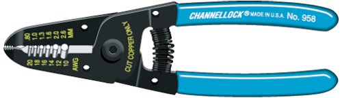 Channellock 958 6-1/4-Inch Wire Stripper and Cutter