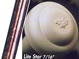 Star Line Baton Co. Gray Marble - Lite Star 7/16 in.