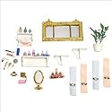 Melissa & Doug Deluxe Doll-House Bathroom Accessories
