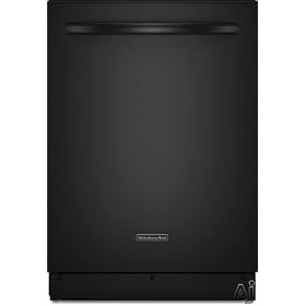 KitchenAid KUDS50FVBL Architect Series II Black Undercounter Dishwasher