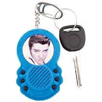 Limited Edition Blue Suede Elvis Presley Talking Keychain