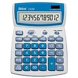 Ibico Calculator Desktop Tilted Currency Cost-Sell-Margin Solar and Battery 12 Digit Ref 212X IB410086