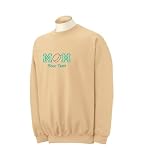 Personalized custom embroidered ice hockey MOM sweatshirt