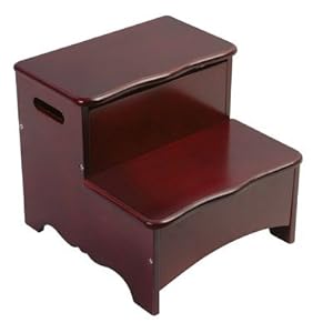 Guidecraft G86206 Classic Storage StepUp Kids Step Stool