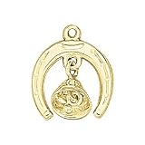 Horseshoe and Bell Charm