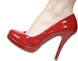 SALE Babe Rounded toe baby doll Mary Jane platform pump