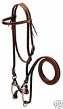WEAVER HORSE LEATHER BRIDLE REINS SET TACK HEADSTALL