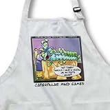 Centipede Relationship Mind Games - BLACK Full Length Apron With Pockets 22w X 30l