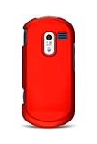 Red Rubberized Hard Case for Samsung Messager III / R570