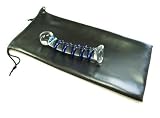 Blue Swirl Mushroom Tip Glass Dildo Pleasure Wand (colors may vary)