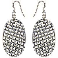 Sterling Silver Earring Set Handmade Jewelry 2.5 inches (ers258)