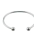 Silver Narrow Hoop Bracelet Fits Pandora Beads