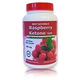 Best Naturals Raspberry Ketone with Green Tea, Anti Obese Action Formula, 500mg, 120 Veggie Capsule