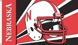 Nebraska Cornhuskers 3 Ft. x 5 Ft. Flag w/Grommets - Helmet Design