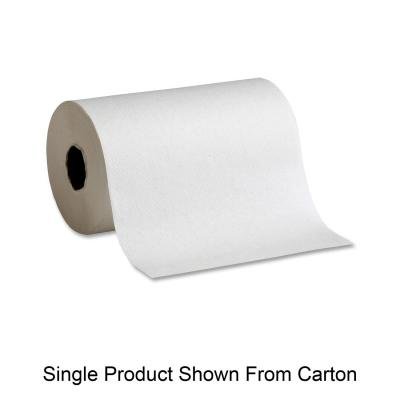 Sofpull 266-10 White Paper 1 Ply Hardwound Roll Paper Towel, Case of 6