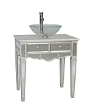 30 Mirrored Vessel Sink Vanity - Aslton Model # BWV-015/30
