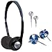 NEW JWIN JHP900 HEADPHONES COMBINATION PACK EARPHONES DIGITAL STEREO EAR CLIP SUPER-BASS DRIVERS