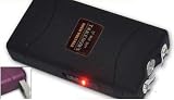 Black 12 Million 12,000,000 VOLT Mini Stun Gun + LED Flashlight + Case