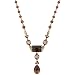  : SUMMER SMOKE MEDALLION LARGE TEARDROP NECKLACE