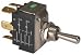 Power First 2LMZ9 Toggle Switch, Momentary, DPDT, 20/15A