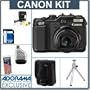 Canon PowerShot G11 Compact Digital Camera Kit, with 8GB SD Memory Card, Spare NB-7L Type Lithium-ion Battery, Camera Case, Table Top Tripod, USB 2.0 SD Card Reader, Professional Lens Cleaning Kit