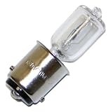 50 watt 130 volt Double Contact Bayonet (BA15d) Base Clear Halogen Incandescent Light Bulb