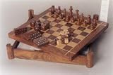 Review   / Decorative Classic Wooden Compendium Games Set - Includes Chess, Draughts, Checkers, Dominoes & Wooden Poker Dice