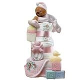 Sweet Baby Diaper Cake with Teddy Bear - Baby Gift... by Art of Appreciation