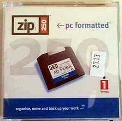 Iomega 32635 250MB Single PC/MAC Zip Catridge