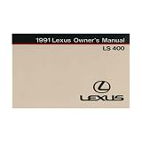 1991 LEXUS LS 400 Owners Manual User Guide by Lexus