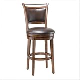 Calais Swivel Bar Stool in Brown Cherry