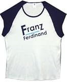FRANZ FERDINAND - Logo - Black Women's / Girls Cap Sleeve T-shirt (Girlie / Babydoll)