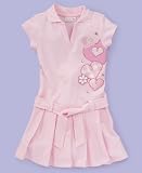 Sweet Heart Rose Little Girl Drop-Waist Polo Dress