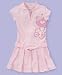 Sweet Heart Rose Little Girl Drop-Waist Polo Dress